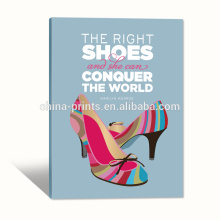 High Heel Canvas Art / Lady Shoes Picture For Wall / Décoration Encadrée Prints